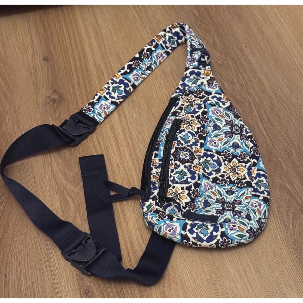 Vera Bradley Lisbon Medallion Cool Essential Compact Sling Backpack